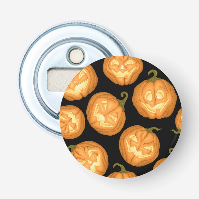 Halloween-Kürbis Flaschenöffner (Vorderseite)