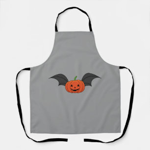 Halloween-Kürbis-Fledermaus Schürze