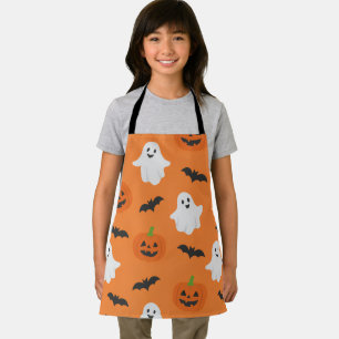 Halloween-Kürbis-Fledermäuse-Geister-Fest-Kinder Schürze