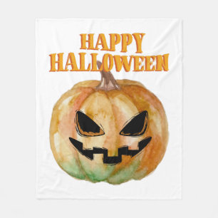 Halloween - Kürbis Fleecedecke
