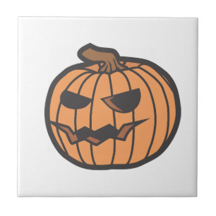 Halloween-Kürbis Fliese