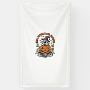 Halloween-Kürbis-Geist Vintage-Stich-Shirt_1 Banner