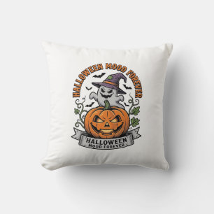 Halloween-Kürbis-Geist Vintage-Stich-Shirt_1 Kissen