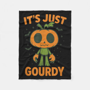 Halloween-Kürbis Gourdy Holloway Lustiger Herbst Fleecedecke