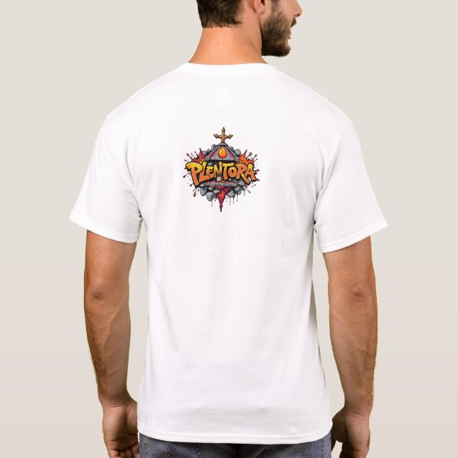 Halloween-Kürbis-Graffiti-Kunst cool T-Shirt (Rückseite)