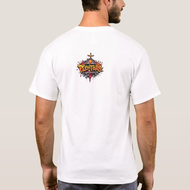 Halloween-Kürbis-Graffiti-Kunst cool T-Shirt (Rückseite)