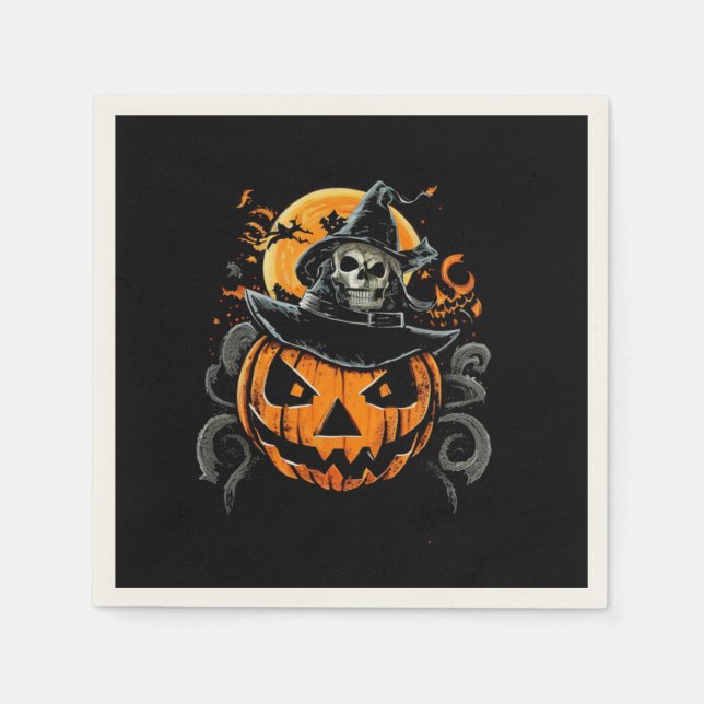 Halloween/Kürbis/Herbst/Herbst Serviette (Vorderseite)
