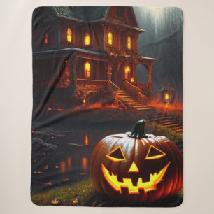 Halloween/Kürbis/Herbst Sherpadecke