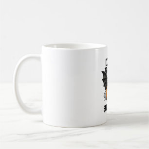 Halloween-Kürbis-Hexe Doppeltes Ärgernis Vintage-D Kaffeetasse