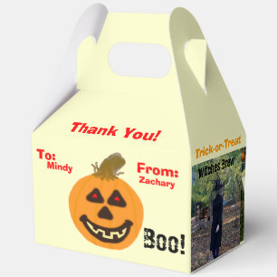 Halloween-Kürbis-Hexe-Pate-Groovy-Danke Geschenkschachtel