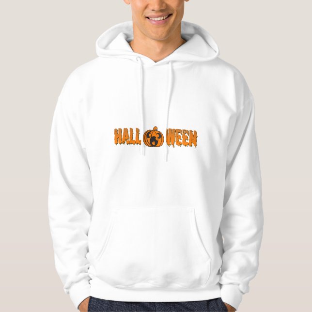 Halloween-Kürbis                         Hoodie (Vorderseite)