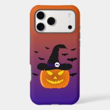 Halloween-Kürbis Jack o' Lantern Hexenhut