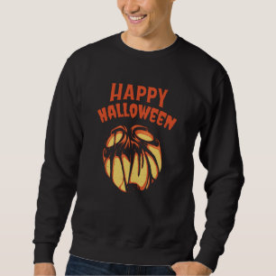 Halloween-Kürbis Jack o'Lantern Sweatshirt