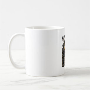 Halloween-Kürbis-Katze Verlassene Vintage-Saison-S Kaffeetasse