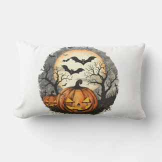 Halloween-Kürbis-Kissen – Gruselige Dekoration Lendenkissen