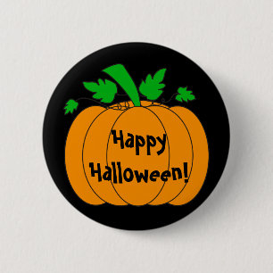 Halloween-Kürbis - Knopf Button