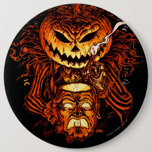 Halloween-Kürbis-König Button