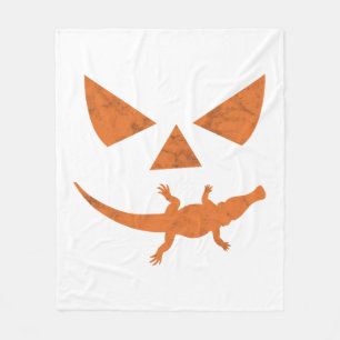 Halloween-Kürbis-Krokodil-Kostüm Fleecedecke