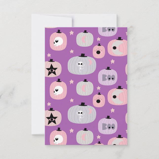 Halloween-Kürbis lila (Vorderseite)