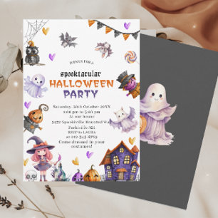 Halloween-Kürbis Little Boo Baby Shower-Einladung Einladung
