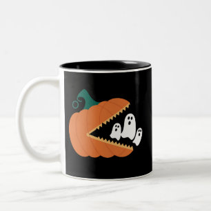 Halloween-Kürbis Lustige Geister Jungen Kinder  Zweifarbige Tasse