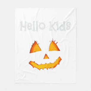 Halloween-Kürbis Lustiger Gruß Kinder Fleecedecke