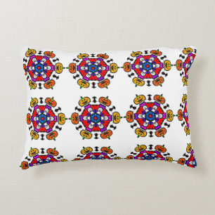 Halloween-Kürbis-Mandala Dekokissen