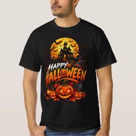 Halloween-Kürbis-Mond-Magie T-Shirt