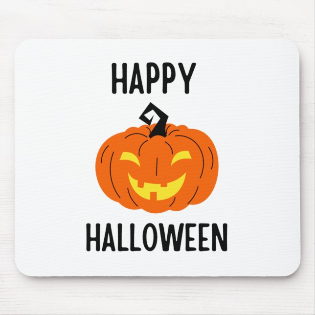 Halloween-Kürbis Mousepad (Vorne)