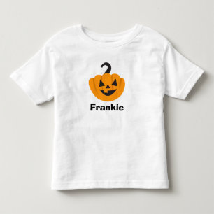 Halloween-Kürbis-Name Kinder Kleinkind T-shirt
