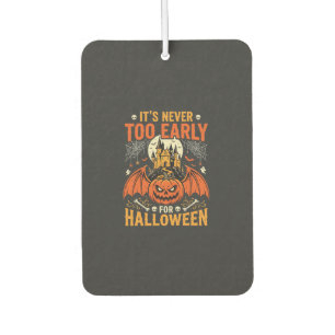 Halloween-Kürbis Nie Zu Früh Burg Grafik_1 Autolufterfrischer