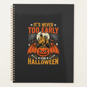 Halloween-Kürbis Nie Zu Früh Burg Grafik_1 Planer