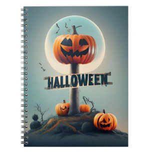 Halloween-Kürbis Notizblock