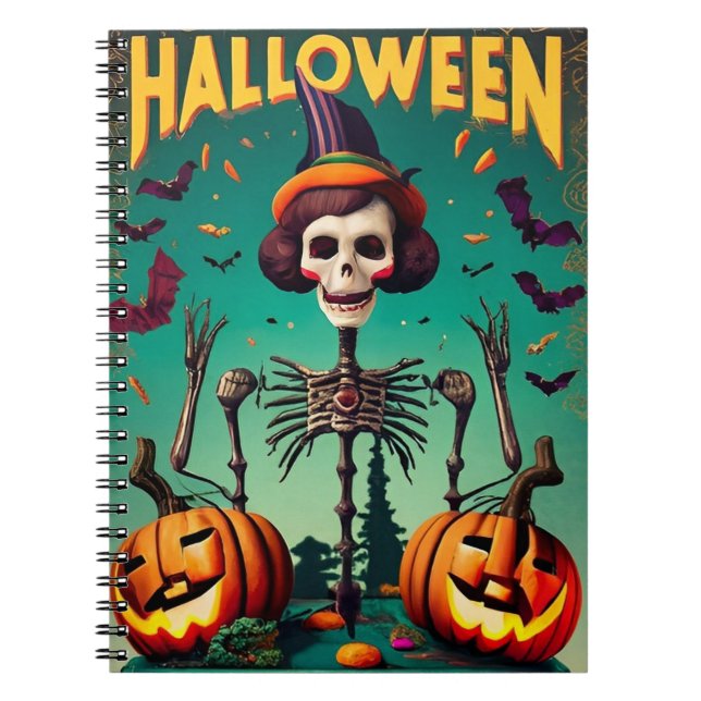 Halloween-Kürbis Notizblock (Vorderseite)