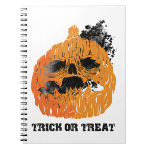 Halloween-Kürbis Notizblock