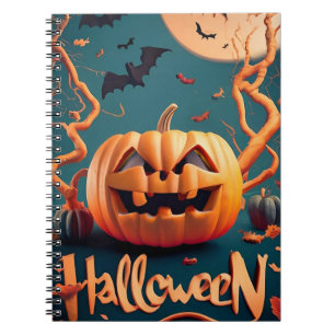 Halloween-Kürbis Notizblock