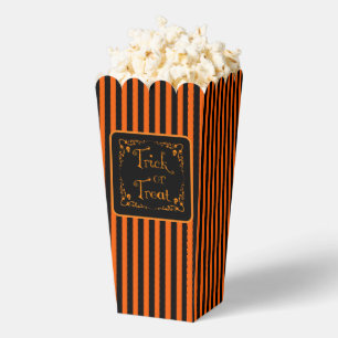 Halloween-Kürbis Orange Süßes oder Saures  Geschenkschachtel