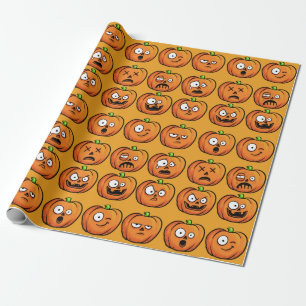 Halloween-Kürbis-Packpapier Geschenkpapier