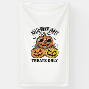 Halloween-Kürbis-Party Vintage Jack O Lantern Hemd Banner
