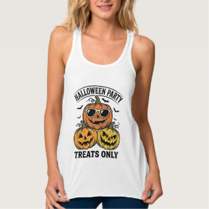 Halloween-Kürbis-Party Vintage-Jack-O-Lantern-Shi Tank Top
