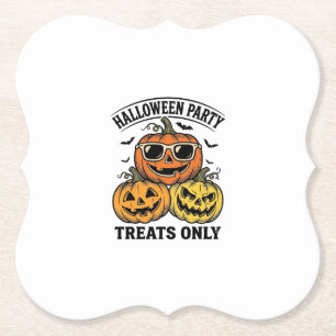 Halloween-Kürbis-Party Vintage Jack O Lantern-Shi Untersetzer