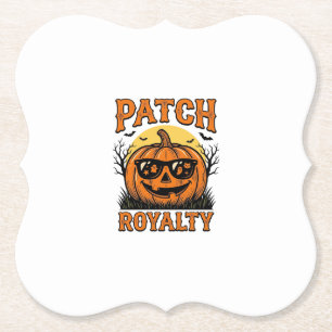 Halloween-Kürbis-Patch Vintage-Jack-O-Lantern-Shi Untersetzer