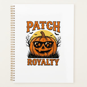Halloween-Kürbis-Patch Vintage-Jack-O-Laterne-Shi Planer