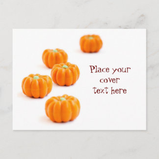 Halloween-Kürbis Postkarte
