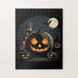 Halloween-Kürbis Puzzle
