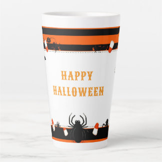 Halloween-Kürbis-Rahmen-Dekoration 🎃 Milchtasse