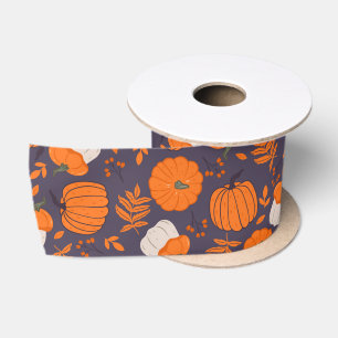 Halloween-Kürbis-Schnittpapier Satinband