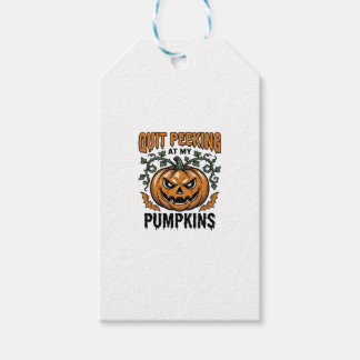 Halloween-Kürbis-Shirt Vintage-Gravur-Witz_1 Geschenkanhänger