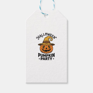 Halloween-Kürbis-Shirt Vintage-Hexenhut Spaß_1 Geschenkanhänger