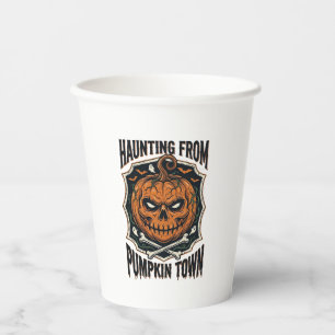 Halloween-Kürbis-Shirt Vintage Jack O Lantern Tow Pappbecher